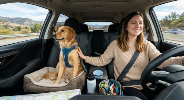 Comment préparer un voyage en voiture avec votre animal de compagnie sans stress ?