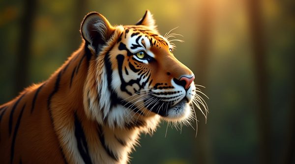 Tableau tigre : l'art de capturer la beauté sauvage